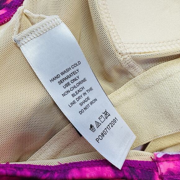 New Kim Gravel X Swimsuits for All Scoop Neck Tankini Swim Top Pink Size 8 - Picture 9 of 10